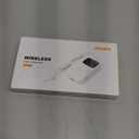 SoundSync Pro Bluetooth Transmitter & Receiver for Airplane, Easy Setup Bluetooth Audio Transceiver for 2 BT Devices, Volume Control, RCA for TV (White)