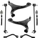 Front Lower Control Arm with Ball Joint Fit for Hyundai Sonata 2011-2014 (Non Sport Edition) Limited L4 2.4L/ GLS-8 PCS Suspension Kit K622360, K622361, K750436-12.64, K750437-12.64