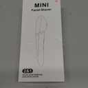 DSHKISK Sonic Facial Dermaplane Razor for Women Smooth Flawless Face hair Peach Fuzz Remover Exfoliante Rechargeable 3 Speeds Adjustable with LED Light