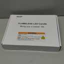 Homemory 6 Pcs Window Candles with Remote Timer Dimmer, Battery Operated Candlesticks with Holders and Suctions, White LED Christmas Candle for Window Xmas Holiday Decor