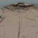 Alimens & Gentle Cuban Linen Shirts for Men Short Sleeve Button Down Shirt Cotton Summer Beach Camp Vacation Hawaiian Shirts (X-Large, Khaki)