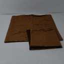 Light Brown Throw Pillow Cases: 2 Pack 18x18 Inch Original Stripe Velvet Square Decorative Pillow Covers for Farmhouse Couch