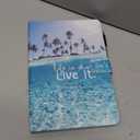 iPad mini Case, FANCITY Mini 4 Mini 5 Mini 3/2/1 Smart Wake Sleep Case with Kickstand [Card Slot & Pen Holder] PU Leather Protective Cover for Apple iPad mini 4 Mini 5 2019, Mini 2/3 - Beach