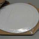 BEMIS 500EC 390 Toilet Seat with Easy Clean & Change Hinges, 1 Pack Round, Cotton White