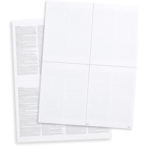 W2 Forms 2025, Blank W2 4 Up Tax Forms, 100 Employees, Instructions in Back, Compatible with QuickBooks Software and Other Accounting Software, Works with Laser or Inkjet Printers, 100 4-Up Sheets