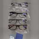 BLS BLUES 5 Packs Reading Glasses for Women Blue Light Blocking, Vintage Computer Eyewear, +2.0