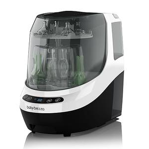 Baby Brezza Baby Bottle Washer Pro - Clinically Proven Better Cleaning - Washer, Sterilizer + Dryer In One Appliance for Essentials like Bottles + Pump Parts Machine Replaces Brushes + Racks