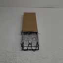 2 Pack Pot Lid Organizer Rack, 6-Tier Pot Lids Holder for Cabinet Door/Wall, No Drilling Adhesive Wall/Door Mounted Rustproof Pot and Pan Cover for Kitchen Storage, Classic Black