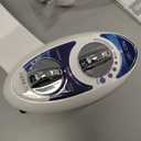 LUXE Bidet NEO 185 - Dual Nozzle, Self-Cleaning, Non-Electric Bidet Attachment for Toilet Seat, Adjustable Water Pressure, Rear & Feminine Wash (Blue)