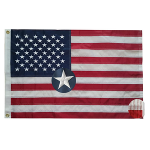 American flag usa flag 2x3ft -60x90cm Embroidered Stars Flag Double Stitched Sewn Stripes Outdoors Indoors 210D Heavy Duty Brass Grommets Banner