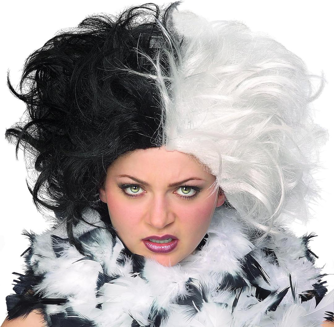 Rubie's Costume Co Ms. Spot Wig (Black/White)