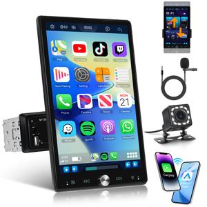 Single Din Car Stereo With 10.4 Vertical Screen