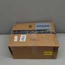 SONGMICS Storage Cubes, Set of 8 Storage Bins, Foldable Fabric Storage Boxes, 10.2 x 10.2 x 11 Inches, Fit Cube Storage Unit, for Clothes, Bedroom, Living Room, Rustic Brown and Ink Black URFB826B01