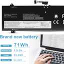 L19L4PDC L19C4PDC L19M4PDC Battery Replacement for Lenovo Ideapad Yoga 7-14ITL5 82BH 7-15ITL5 82BJ Yoga 7i (15 inch) 2 in 1 Series, 5B10Z26482 SB10Z26481 5B10Z26485 SB10Z26483 5B10Z26479 SB10Z26486