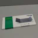 Samsers Foldable Bluetooth Keyboard with Touchpad, Portable Wireless Keyboard with Stand Holder, Rechargeable Full Size Ultra Slim Pocket Folding Keyboards for Android Windows IOS Tablet & Laptop-Gray