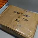 Beam Clamp 11000lbs, 5 Ton Load Capacity I Beam Clamp, Lifting Clamp 3.1''-12.6'' Adjustable Opening Flange Range | Beam Clamps for Rigging, Enhanced Thickness for Heavy-Duty Lifting