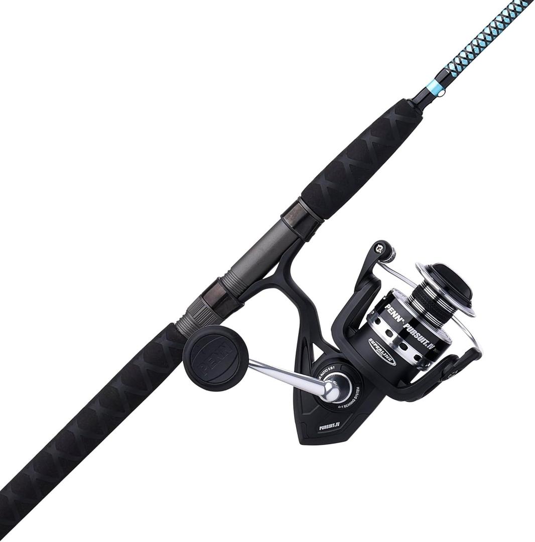Ugly Stik Carbon Inshore Rod & Penn Pursuit IV Spinning Fishing Combo, 50 Size Reel - 7' - Medium Heavy - 1pc