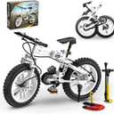 Foldable 1:6 Bicycle Building Blocks Set for Boys 8-12, Compatible with Lego Technic Motorcycle, Mountain Bike Building Kit STEM Educational Dirt Bike Stunt Bike Building Toys Gift for Kids (246 PCS)