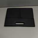 ABC life Magazine Holder Stable Magazine Rack Floor, Foldable PU Leather Newspaper Book Storage Basket Box, Upgraded Magazine File Folder Organizer Free Standing, for Living Room Home Office, Black(13.8"L x 5.9"W x 10.6"H)