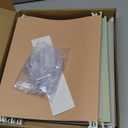 SUNEE Hanging File Folders, 50 Pack Letter Size Hanging File Folders with 1/5-cut Tabs, Stay Organized for Your Home and Office Bulk File, Documents and Paper, 10 Pastel Colors