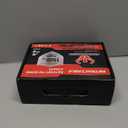 ARMORLOGISTICS Retractable Ratchet Straps 4 Pack, 1 in x 12 FT Auto Ratchet Straps for Motorcycle, Kayak and Trucks, Breaking Strength 1,500LBS/500LBS Working Load Limit Red