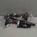 Walking Cane for Men & Women with Alarm, LED Light and Foldable Handle, Foldable, Adjustable, Lightweight, Free Self Standing Walking Cane for Seniors & Adults (black)