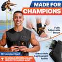 Dr. Brace Breathable Ankle Brace For Sprained Ankle, Slim Fit. Unique Multi-Function Removable Stabilizer- Quick Lace Up Ankle Support for Women Men, Easy to use for Injury, Sprain, Sports (Black, Medium)