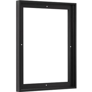 Pixy Canvas Floater Frame 12x16 for 3/4 (0.75) inch Deep Canvas Paintings/Canvas Prints/Wood Canvas Panels/Wall Art/Wall Decor/Home Decor/Artwork (Black Oak, 12 x 16 inch, Portrait)