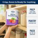 Augason Farms Freeze Dried Sliced Strawberries Can, Emergency Food Supply, Everyday Meals, 18 Servings (EXP 02/02/26)