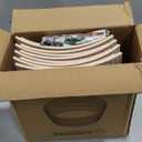 HarcoHome Christmas Tree Collar, 28.4" Round Base Cover for Christmas Trees - Natural Grain Fiber, Plastic, Beige