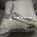 Cymula Full Size Mattress Topper for Winter Sherpa Pillow Top Mattress Pad Topper with 8-21 Inch Elasticated Deep Pockets, Plush Down Alternative Fill Mattress Protector, White