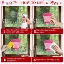 3 x 9 Sheets Valentines Day Window Clings Decor - Double-Sided Heart Cupid & Love Window Stickers, Romantic Valentines Window Decals for Home Office Classroom Store and Parties Decorations