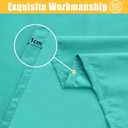 Spotjoy Rectangle Table Cloth, Waterproof Elastic Fitted Tablecloth for 5 Foot Folding Tables, Washable Polyester Tablecloths for Picnic, Camping, Outdoor (Aqua, 30"x60")