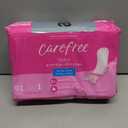 Carefree Panty Liners for Women, Extra Long, Wrapped, Unscented, 93ct | Pantiliners, Carefree, Daily Liners for Women, Light Periods and Leaks, 8-Hour Odor Control | 93ct 