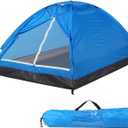 Camping Tent for 2 Person Single Layer Outdoor Portable Summer Tent for Outdoor Camping Traveling Tent(Blue)
