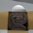 MIULEE Decorative Linen Check Throw Pillow Covers Neutral Farmhouse Vintage Pillow Covers 20x20 Set of 2 Boho Modern Winter Home Decor for Sofa Couch Bedroom Cushion Brown