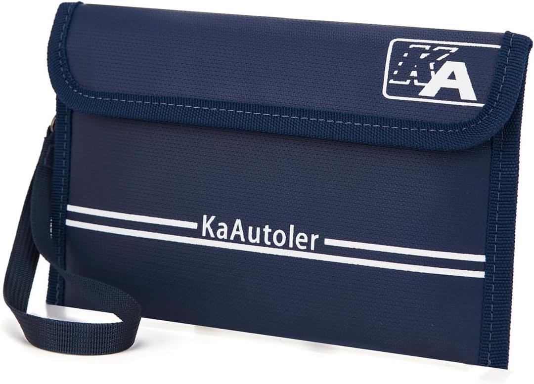 Signal Blocking Bag for Phones and Car Keys, Wallet Shielding Pouch Privacy Protective Case,Anti-Theft Tracking,Cell Phone Bluetooth/WiFi/GPS/Phone Bag (Blue)