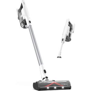 Tineco A30S Cordless Stick Vacuum Cleaner, 160W Suction, 60Min Runtime, 1L Larger Dustbin, ZeroTangle Brush, PureCyclone Tech, LED Headlight, White