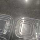 4 Pack Snack Containers, 4 Compartments Bento Snack Box, Reusable Meal Prep Lunch Containers for Kids Adults, Divided Food Storage Containers for School Work Travel