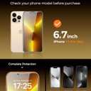 UNBREAKcable 2PCS Screen Protector for iPhone 13 Pro Max - 1 Privacy Tempered Glass+1 Clear Glass Double Shatterproof [Installation Frame] [9H Hardness] [Case Friendly] Anti-Scratch iPhone 6.7 inch