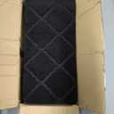 Non Slip Stair Carpet Treads for Wood Steps 8" X 30" (15 Pack), Indoor Stair Mats Covers with Adhesive, Anti-Slip Stair Runner Rug for Kids Elders and Dogs (Black Diamond)