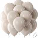 Bezente Light Brown Balloons Latex Party Balloons - 100 Pack 12 inch Round Helium Tan Boho Neutral Vanilla khaki Brown Balloons for Graduation Woodland Safari Theme Jungle Wedding Party Decorations (15-brown-g167)