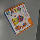 YPLUS Pompoms Art Crafts Kits, Toddler DIY Sensory Montessori Activities Box for Kids Ages 3+, Finger Motor Art Supplies - Theme Food