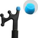 Telescoping Boat Hook for Docking, Non-Slip Rubber Tip, 3-Stage Anodized Aluminum Pole, Floating, Lightweight & Durable, Scratch-Resistant & Rustproof, 3/4" Threaded End for Push Pull Boating