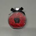 Rose Necklace Gift Box for Her, Romantic Perfume Bottle Rose Box with Double Heart Pendant and Greeting Card, Gifts for Girlfriend Wife Mom, Christmas Valentines Day Birthday Anniversary