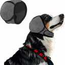 Dog Ear Muffs for Noise Protection - Anti-Anxiety Relief Calming Hoodie, ThunderShirt Alternative for Thunder & Fireworks, Water-Resistant & Warm Winter Dog Headwrap (Small)