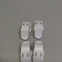 4 Pack Drawer Locks Baby Proofing, Maveek Child Proof Cabinet Locks For 0-12 Month Baby Safety Botton Lock For Drawers Side Furniture Latches Corner Edges (White)