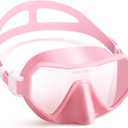 Swim Goggles with Nose Cover for Adults, Wide View Diving Mask for Men Women Youth, Leak-Proof Swimming Goggles