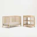 Graco Teddi 5-in-1 Convertible Crib (Driftwood) – GREENGUARD Gold Certified, Converts to Daybed, Toddler & Twin Bed with Headboard and Footboard, Adjustable Mattress Height