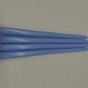 CANDWAX 12 inch Taper Candles Set of 4 - Dripless and Smokeless Candle Unscented - Slow Burning Candle Sticks - Light Blue Candles Taper